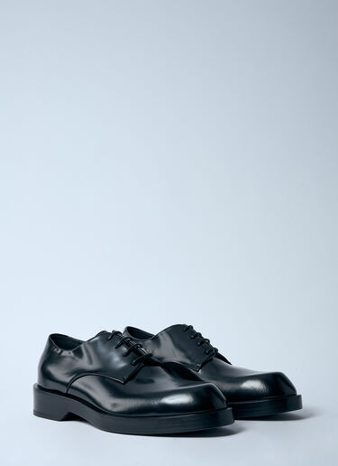 Jil Sander Leather Lace-up Shoes Black jil0159009
