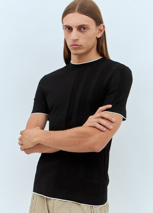 Jacquemus Le T-Shirt Tricot Black jac0158008