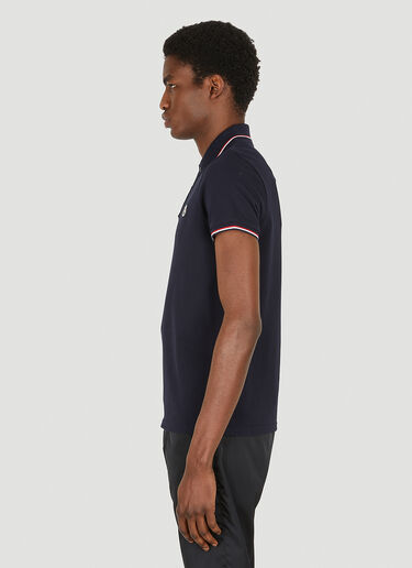 Moncler Logo Polo Shirt Blue mon0148009