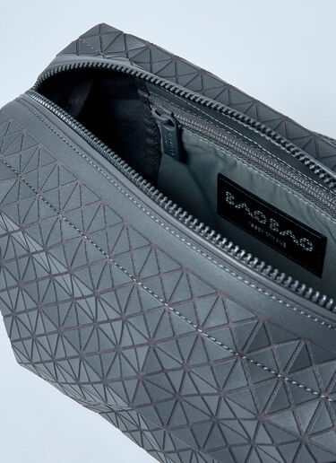 Bao Bao Issey Miyake Saddle Crossbody Bag Grey bao0159003