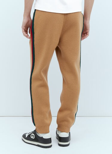 Gucci 웹 울 니트 트랙 팬츠 카멜 guc0155024