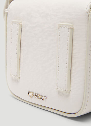 Off-White Diagonal Mini Binder Shoulder Bag White ofw0237025