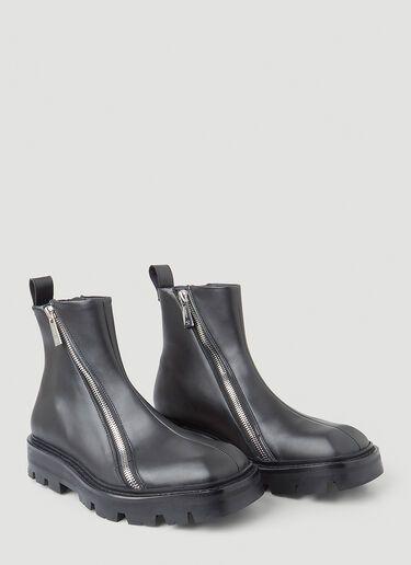 GmbH Zip Ankle Boots Black gmb0150002