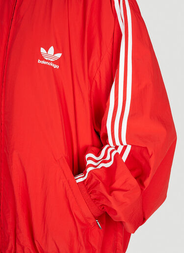 Balenciaga x adidas Logo Print Track Jacket Red axb0151001