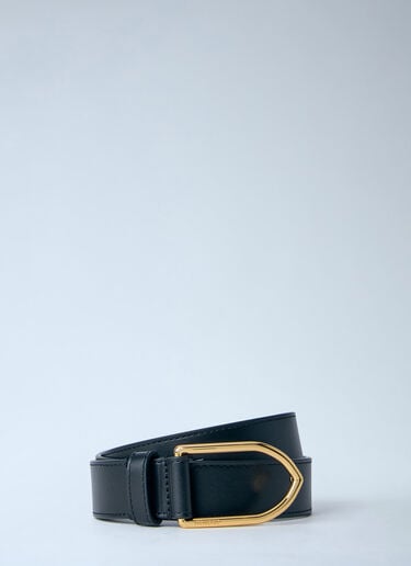 Jacquemus La Ceinture Bambino Leather Belt Black jac0264062