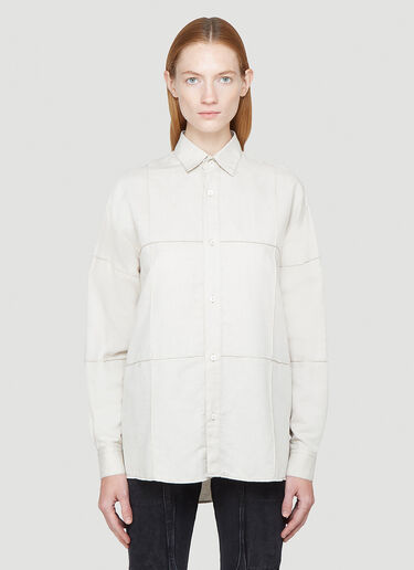 Jacquemus La Chemise Carro Shirt Beige jac0242023