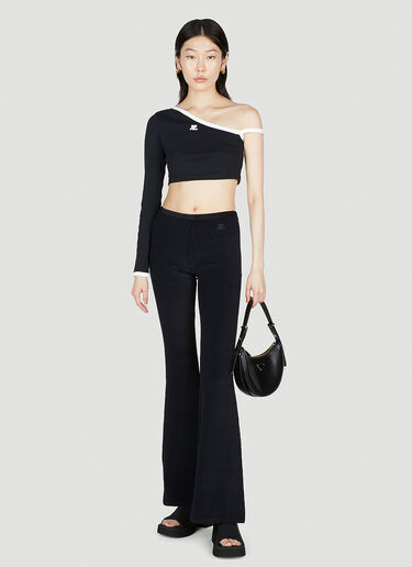 Courrèges Heritage Sponge Pants Black cou0253005