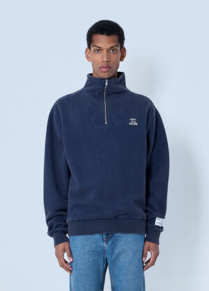 Gallery Dept. Half-Zip Sweatshirt Navy gdp0164016