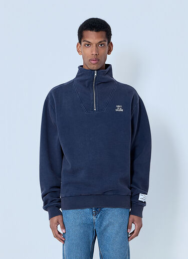 Gallery Dept. Half-Zip Sweatshirt Navy gdp0164016