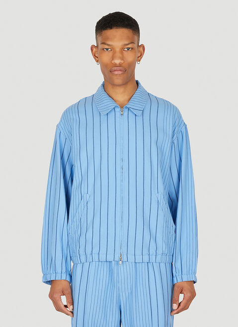 NOMA t.d. Pinstripe Zip-Up Jacket ベージュ nma0152002