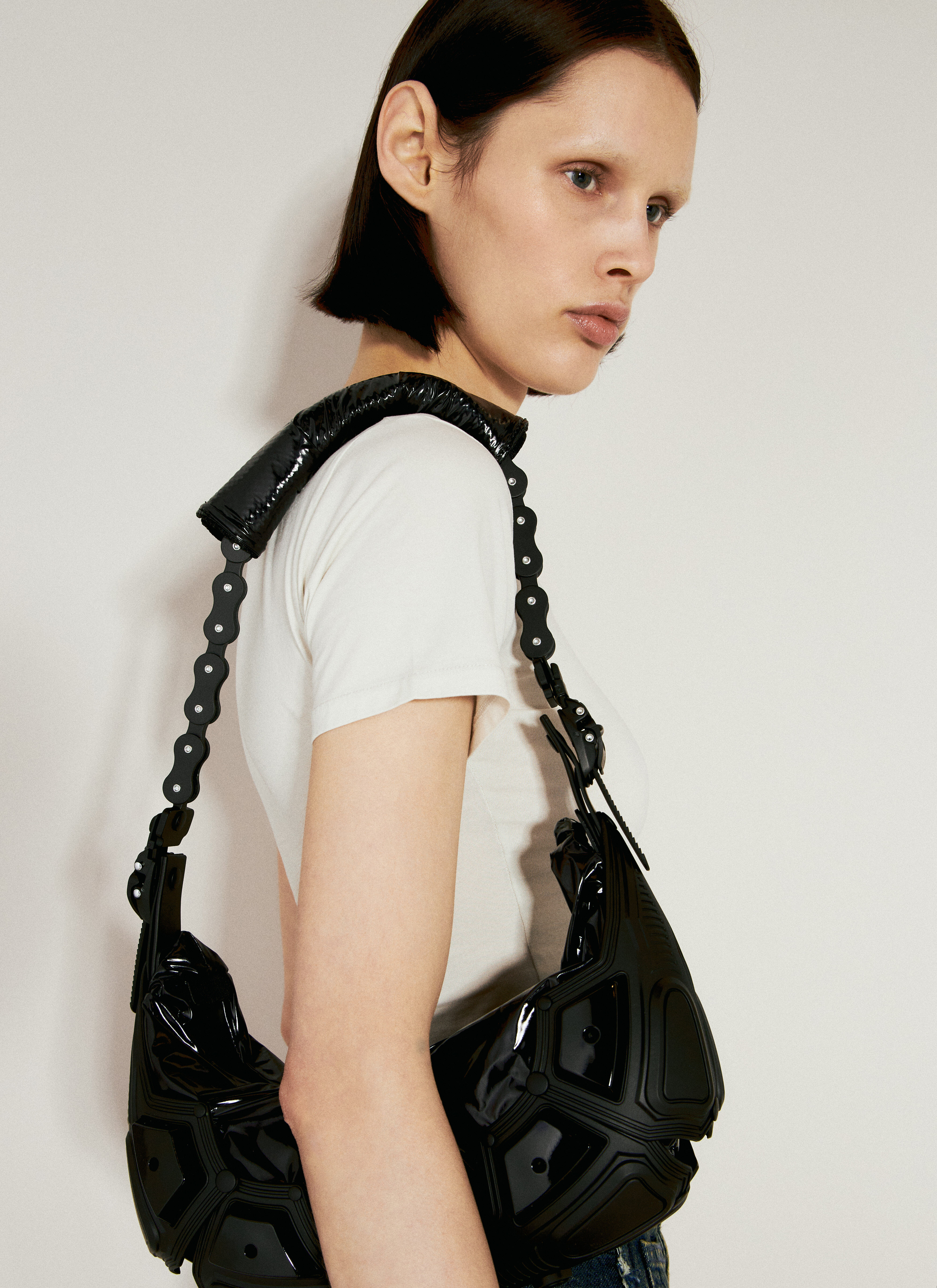Innerraum Women's' Small Object M02 Half Moon Shoulder Bag