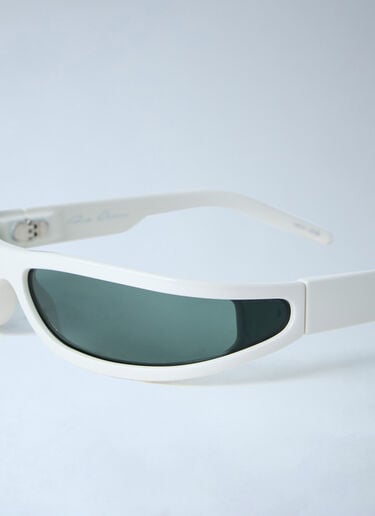 Rick Owens Fog Sunglasses White ric0163043