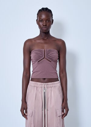 Rick Owens Alannah Bustier Purple ric0265014
