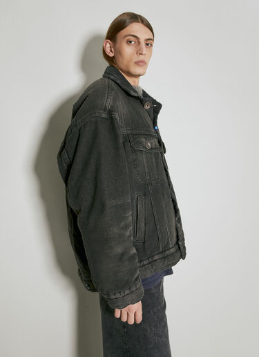 Maison Mihara Yasuhiro Padded Denim Jacket Black mmy0154010