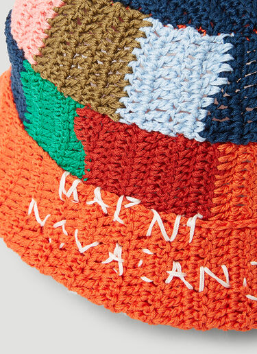 Marni x No Vacancy Patchwork Crochet Bucket Multicolour mvy0153012