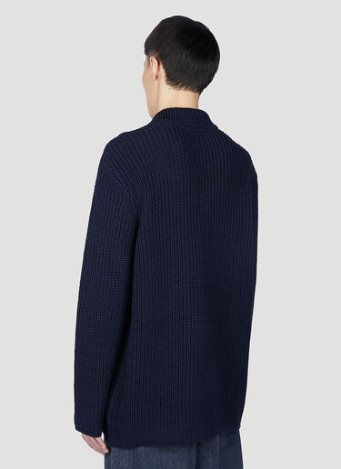 Our Legacy Polo Sweater Dark Blue our0152007
