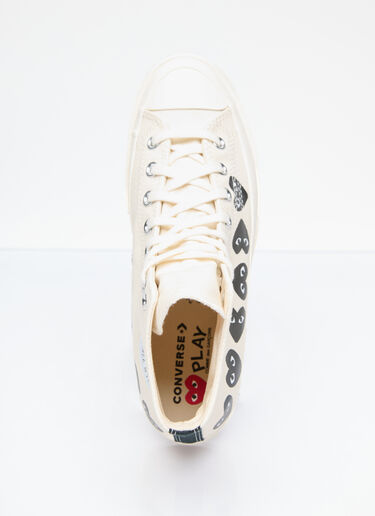 Comme des Garçons PLAY x Converse Multi-Heart Chuck 70 高帮运动鞋 白色 cpc0355008