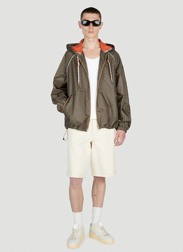 Gucci GG Hooded Track Jacket Brown guc0153042