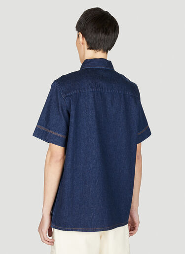 A.P.C. Denim Short Sleeve Shirt Blue apc0152009