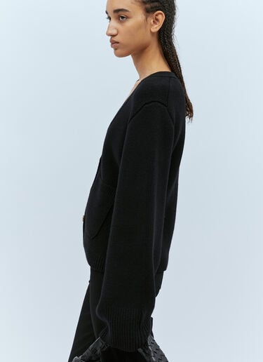 Scarlet Knit Cardigan Khaite Scarlet Knit Cardigan Black kha0253001