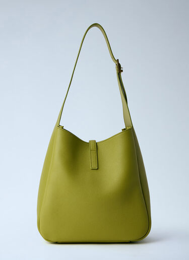 Saint Laurent Le 5 À 7 Supple Small Shoulder Bag Green sla0263075