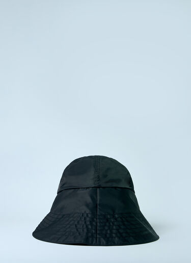 Y-3 Logo Print Bucket Hat With Straps Black yyy0160020