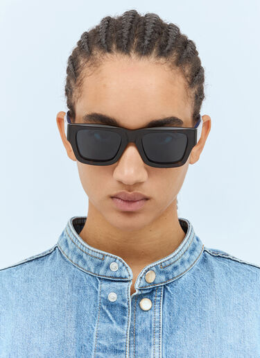 Gucci Rectangular Frame Sunglasses Brown gus0357003