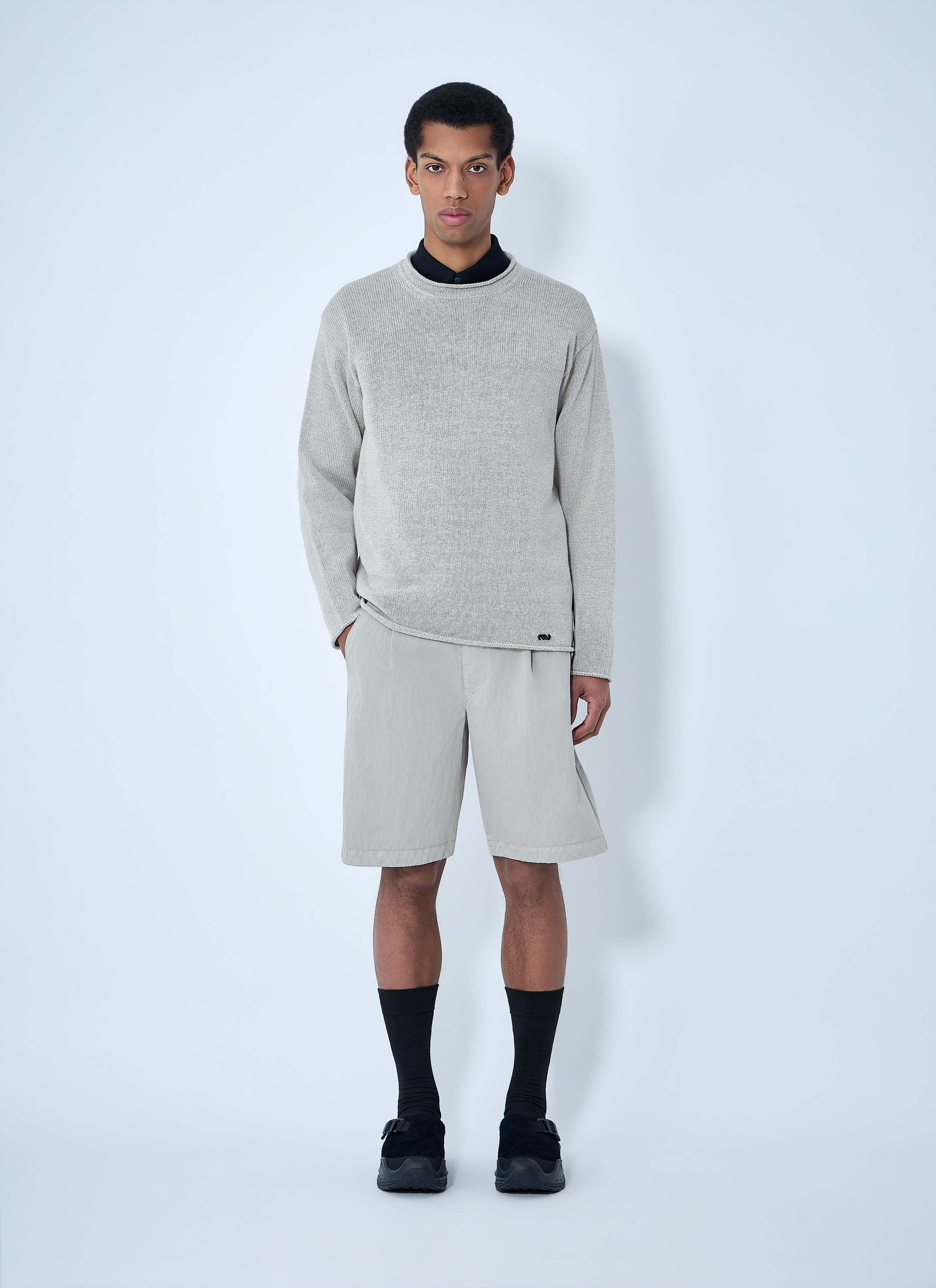 Massimo Osti Studio Men's' Carta Sweater in Beige | LN-CC®