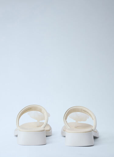 CAMPER Block Heel Sandals White cmp0264012