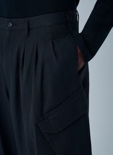 Yohji Yamamoto 12Tuck Work Pants Black yoy0162001