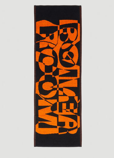 Boiler Room x P.A.M. Logo Jacquard Towel Black bor0350002