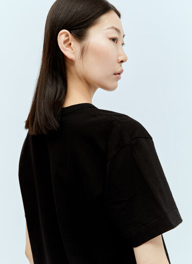 Comme Des Garçons PLAY 徽标贴饰 T 恤 黑色 cpl0356003