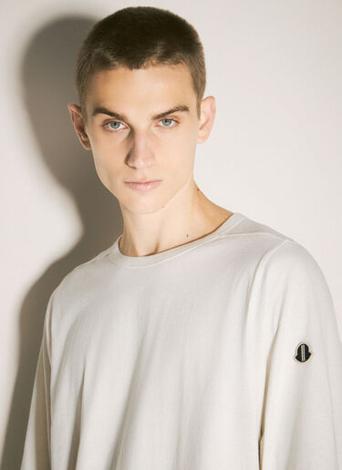 Moncler x Rick Owens Oversized Crewneck T-Shirt White mcs0358013