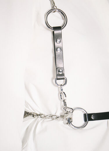 Vivienne Westwood 钉饰腰带链条束带 黑色 vvw0257006