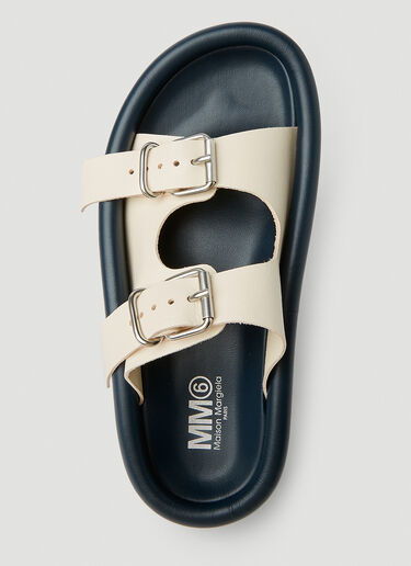MM6 Maison Margiela Platform Sandals Cream mmm0251024