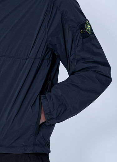 LN-CC® - Stone Island: Hooded Zip Jacket - Navy Stone Island Hooded Zip Jacket Navy sto0165035