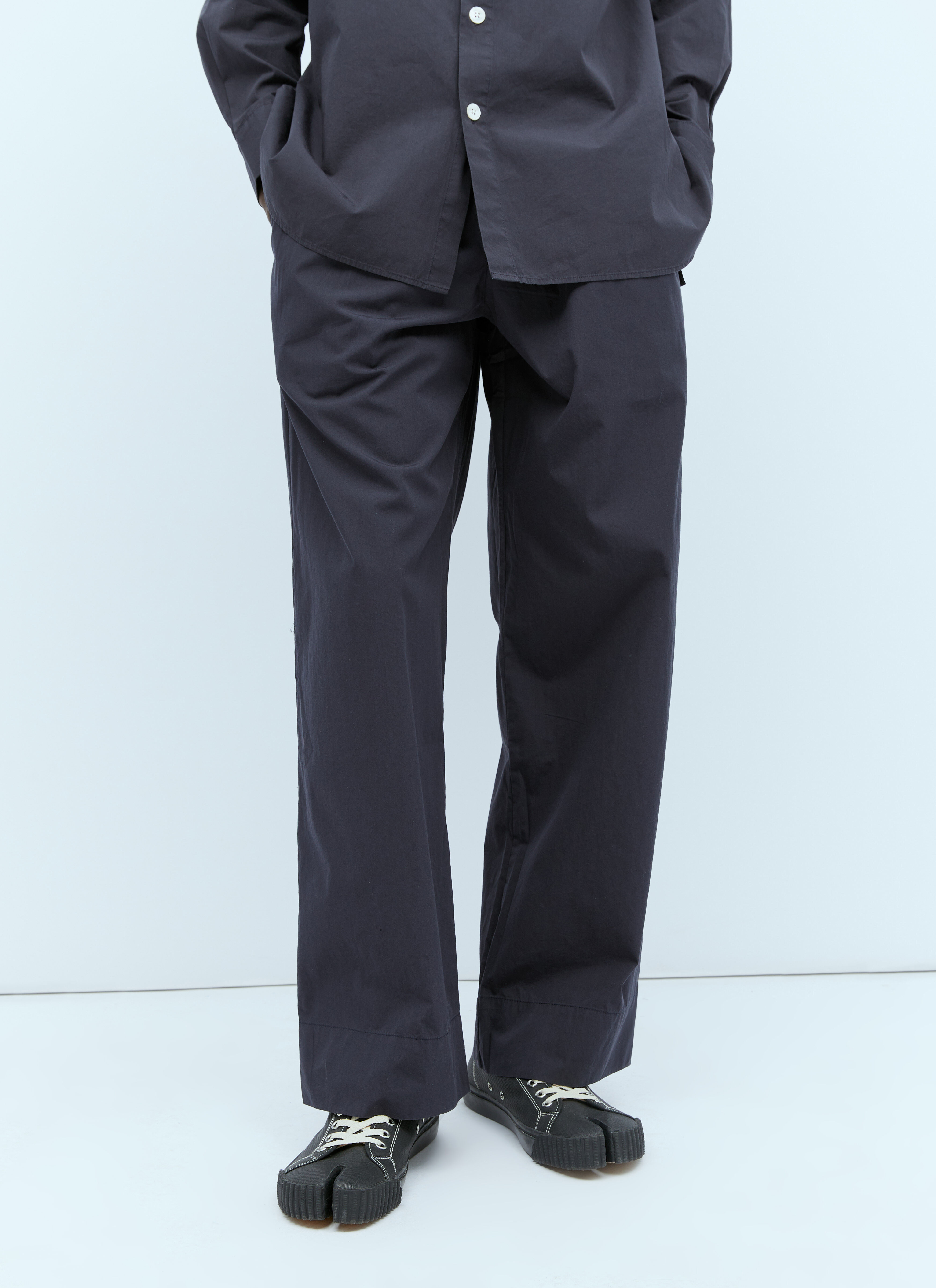 Tekla X Birkenstock 棉质长裤 绿色 tek0355013