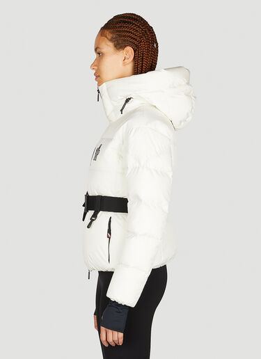 Moncler Grenoble Bouquetin Belted Padded Jacket White mog0253005