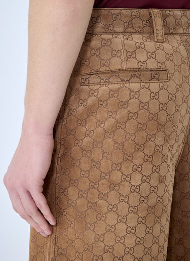 Gucci GG 엠보싱 스웨이드 쇼츠  베이지 guc0159039