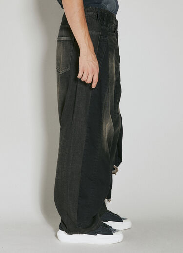 Embedded Denim Jeans Maison Mihara Yasuhiro Embedded Denim Jeans Black mmy0154011