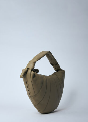 Lemaire Small Fortune Croissant Bag Khaki lem0260016