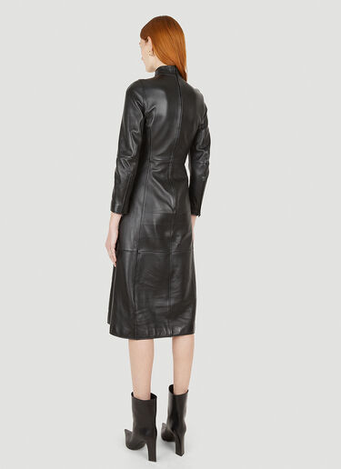 Balenciaga Fitted Fetish Dress Black bal0247012