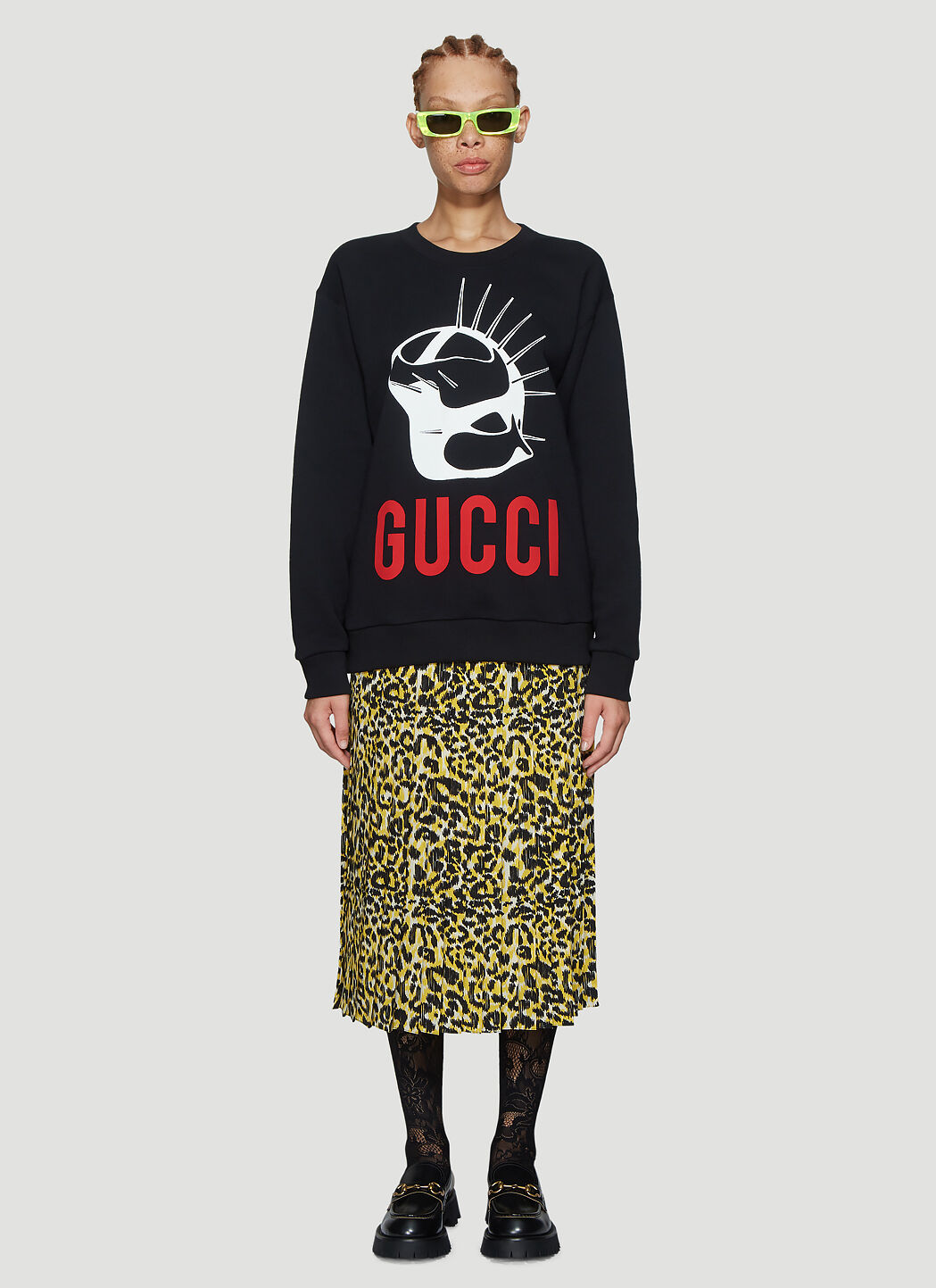 Gucci sweatshirt leopard outlet