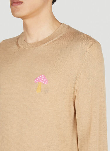 Comme des Garçons SHIRT x Brett Westfall Mushroom Sweater Beige cdg0152005