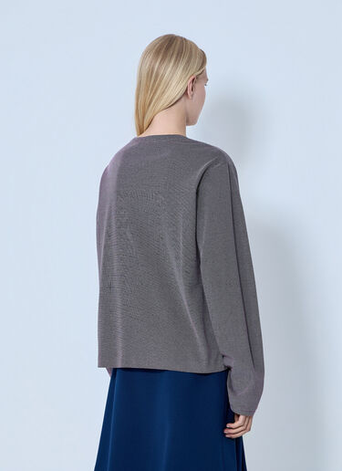 Miu Miu Jacquard Jersey T-Shirt Burgundy miu0264104