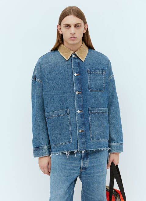 A.P.C. x JWA Veste Marin Denim Jacket Blue apc0154016
