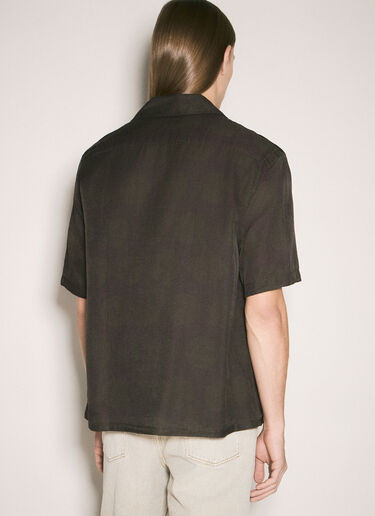 Our Legacy Heusen Short-Sleeve Shirt Brown our0159007