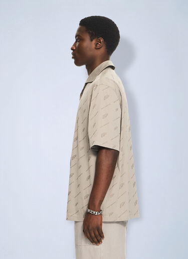 LN-CC® - Off-White: Owr Cotnyl Jacq Bowl Shirt - Multicolor Off-White Owr Cotnyl Jacq Bowl Shirt Multicolor ofw0164195