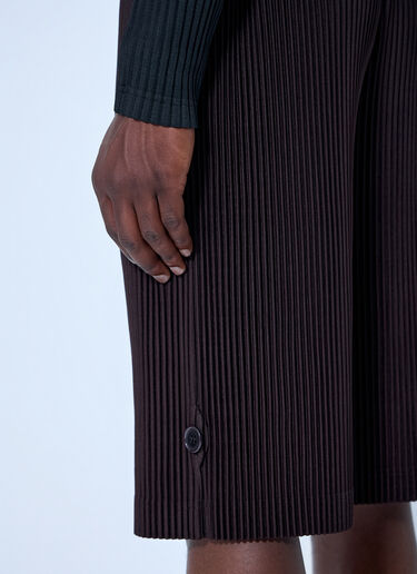 Homme Plissé Issey Miyake Wear Or Wrap Shorts Brown hmp0164011