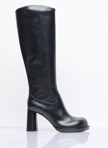 Bottega Veneta Cliff Heeled Boots Black bov0258008